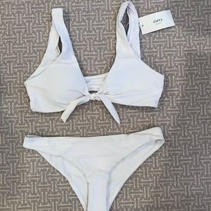 Tie Front Padded Bikini Set